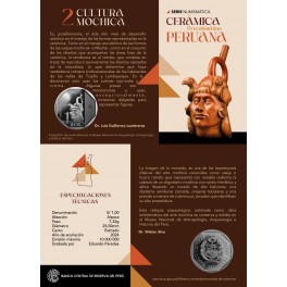 CERÁMICA PRECOLOMBINA CULTURA MOCHICA (paquete de 10 estuches)